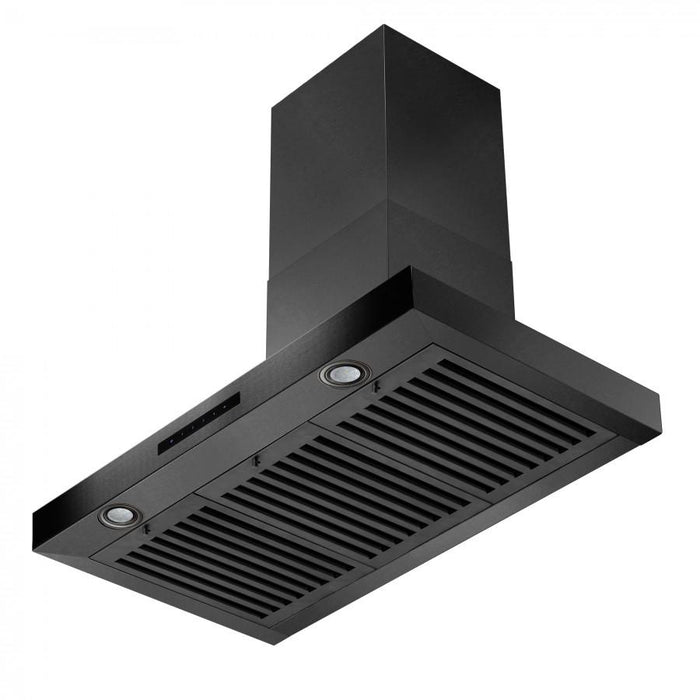 ZLINE 36" Wall Mount Range Hood, BSKEN-36, Black Stainless Steel