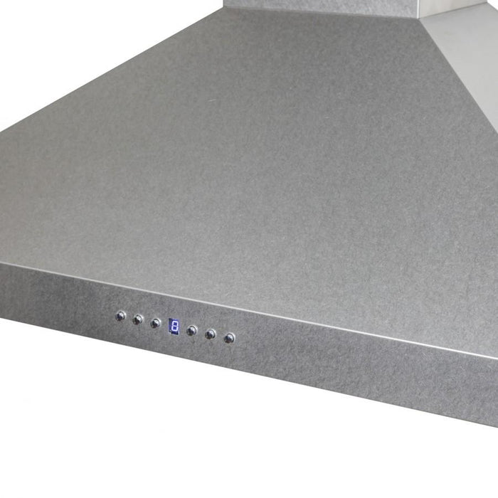 ZLINE 36" Wall Mount Range Hood in Snow Finished Stainless, 8KL3S-36