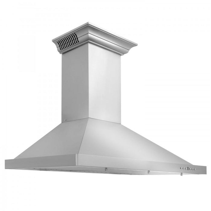 ZLINE 36" Wall Range Hood, Built-in CrownSound® Bluetooth Speakers, KBCRN-BT-36