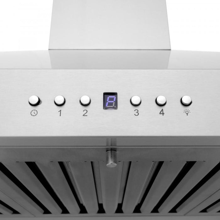 ZLINE 36" Wall Range Hood, Built-in CrownSound® Bluetooth Speakers, KL3CRN-BT-36