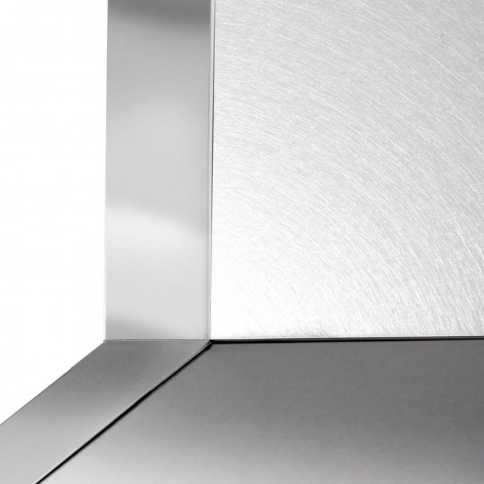 ZLINE 36" Wall Range Hood, DuraSnow Stainless, Mirror Accents, 655MR-36
