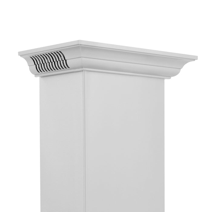 ZLINE 36" Wall RangeHood, Stainless, CrownSound Speakers, KF2CRN-BT-36