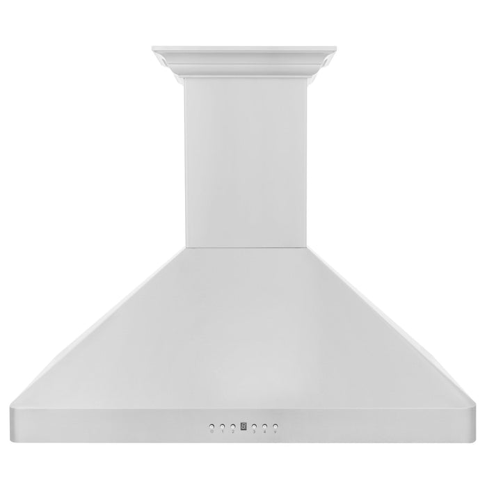 ZLINE 36" Wall RangeHood, Stainless, CrownSound Speakers, KF2CRN-BT-36