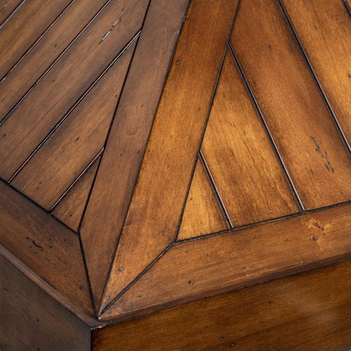 ZLINE 36" Wooden Wall Range Hood, Rustic Light, KPLL-36