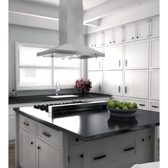 ZLINE 42" Stainless Steel Island Range Hood, GL2i-42