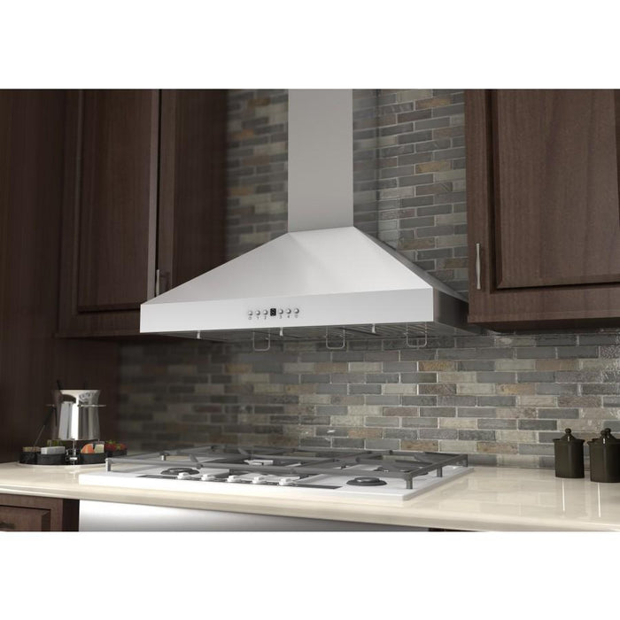 ZLINE 42" Stainless Steel Wall Range Hood, Crown Molding, KL3CRN-42