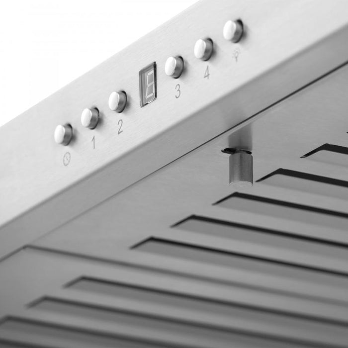 ZLINE 42" Wall Range Hood, Built-in CrownSound® Bluetooth Speakers, KBCRN-BT-42