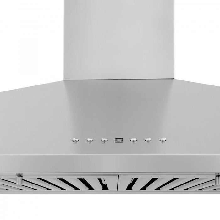 ZLINE 42" Wall Range Hood, Built-in CrownSound® Bluetooth Speakers, KL2CRN-BT-42