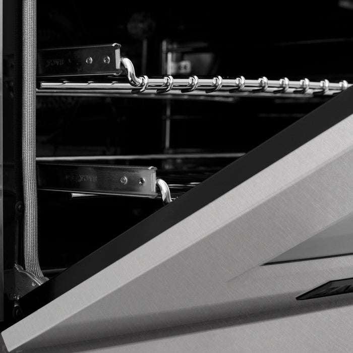 ZLINE 48" Autograph Dual Fuel Range, DuraSnow, Bronze, RASZ-SN-48-CB