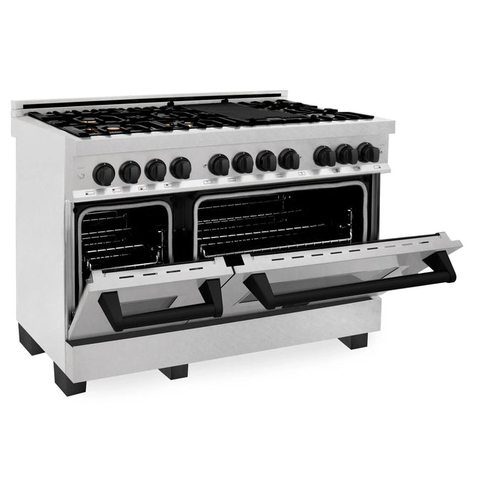 ZLINE 48" Autograph Dual Fuel Range, RASZ-SN-48-MB