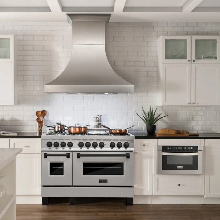 ZLINE 48" Autograph Dual Fuel Range, RASZ-SN-48-MB