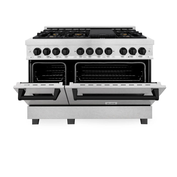 ZLINE 48" Autograph Dual Fuel Range, RASZ-SN-48-MB