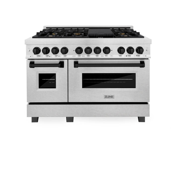 ZLINE 48" Autograph Dual Fuel Range, RASZ-SN-48-MB