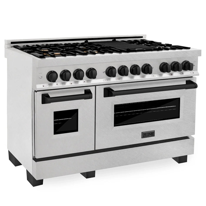 ZLINE 48" Autograph Dual Fuel Range, RASZ-SN-48-MB