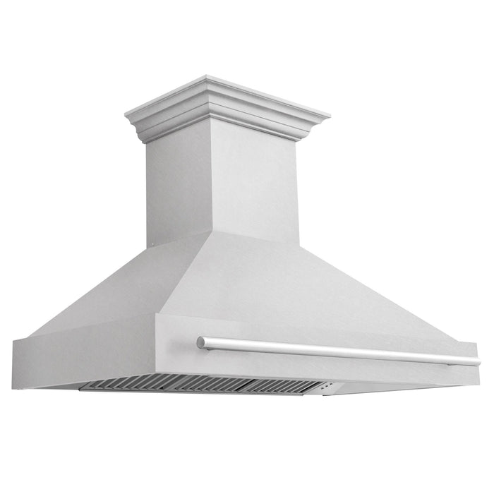ZLINE 48" Autograph DuraSnow, Stainless Steel Wall Range Hood, 8654SNX-48