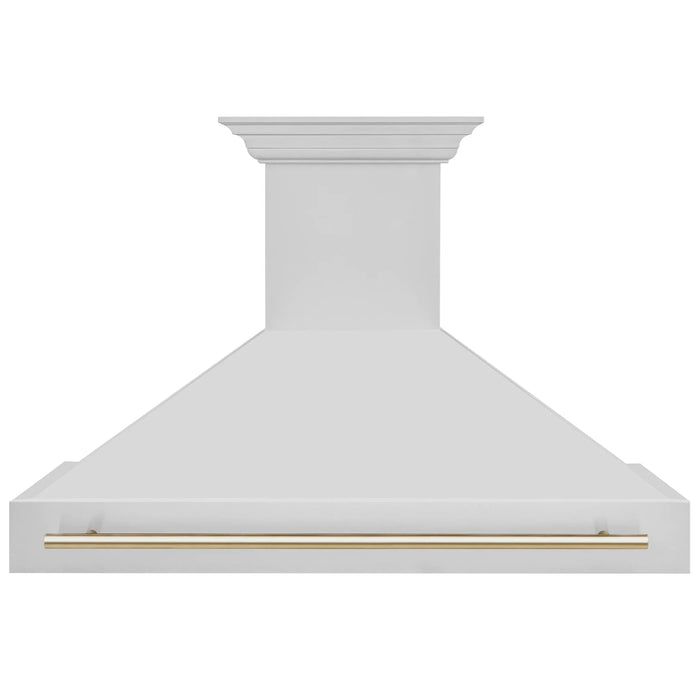 ZLINE 48" Autograph Stainless Wall Range Hood, 8654STZ-48-G