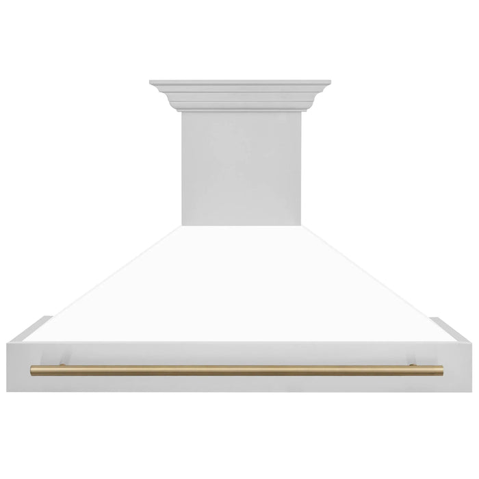 ZLINE 48" Autograph Stainless Wall Range Hood, 8654STZ-WM48-CB
