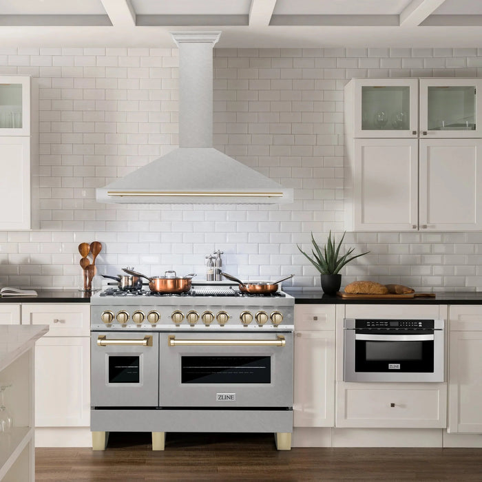 ZLINE 48" Autograph Stainless Wall Range Hood KB4SNZ-48-G