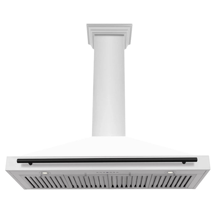 ZLINE 48" Autograph Stainless Wall Range Hood KB4STZ-WM48-MB