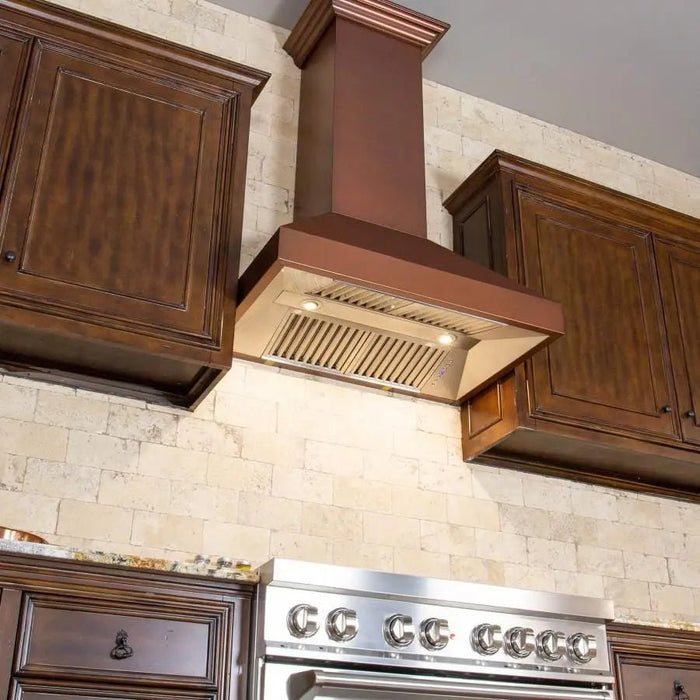 ZLINE 48" Copper Wall Range Hood 8667C-48
