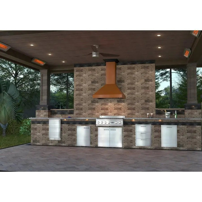 ZLINE 48" Copper Wall Range Hood 8667C-48