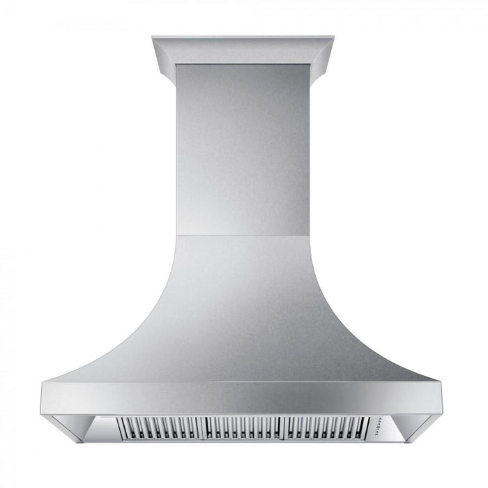 ZLINE 48" Designer Snow Stainless Finish Wall Range Hood, 8632S-48