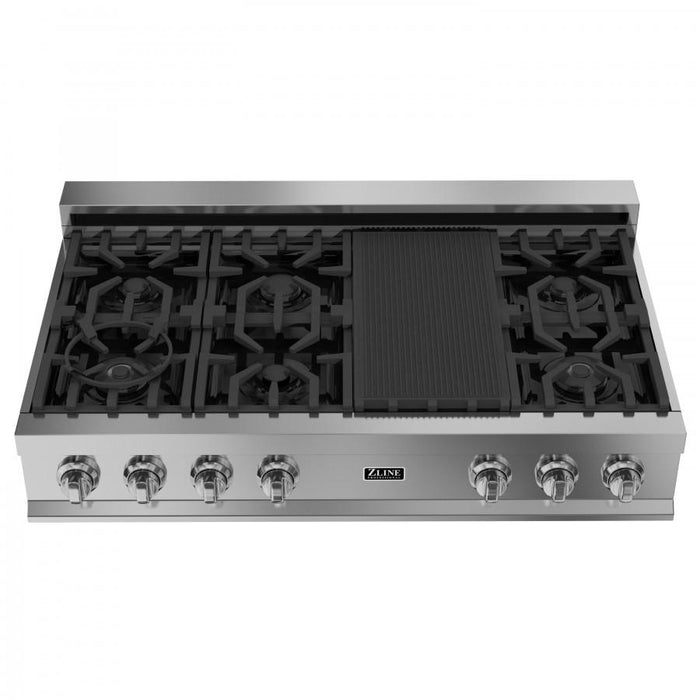 ZLINE 48 inch Rangetop with 7 Gas Burners, RT48