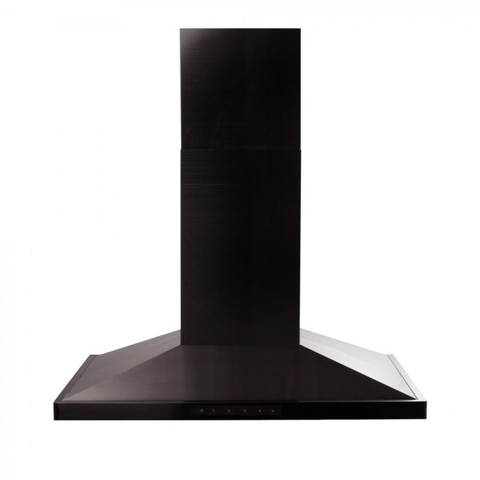 ZLINE 48" Island Range Hood in Black Stainless Steel, BSGL2iN-48