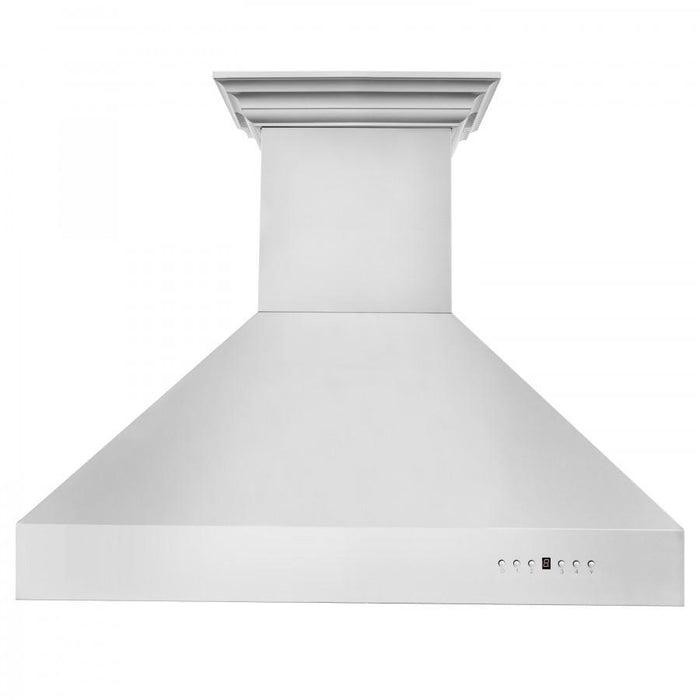 ZLINE 48" Professional Wall Range Hood, Built-in CrownSound® Bluetooth Speakers, 697CRN-BT-48