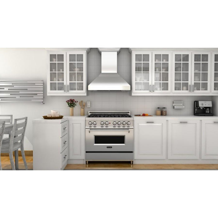 ZLINE 48" Professional Wall Range Hood, Stainless Steel, 597CRN-48