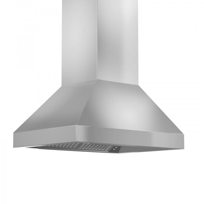 ZLINE 48" Remote Dual Blower Stainless Island Range Hood, 597i-RD-48