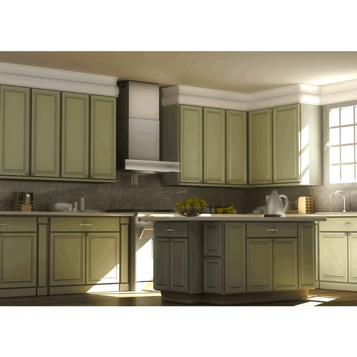 ZLINE 48" Remote Dual Blower Stainless Wall Range Hood, KECOM-RD-48