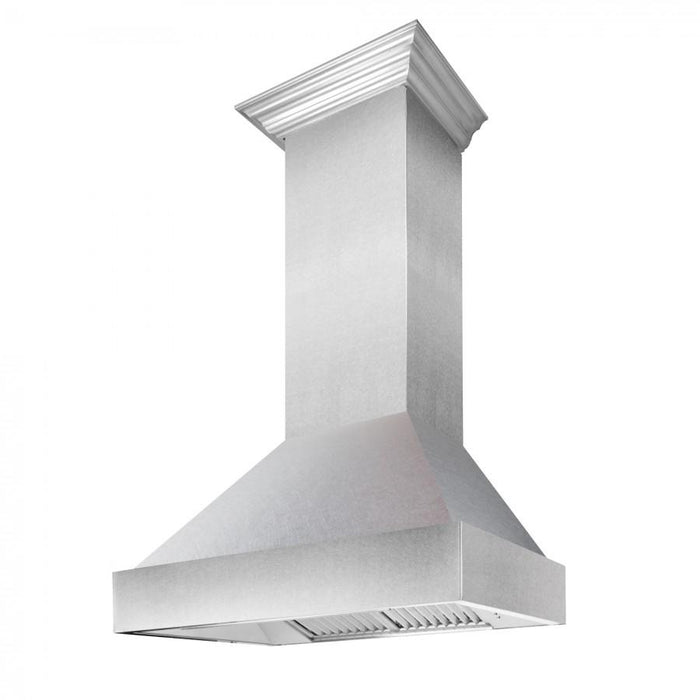 ZLINE 48" Snow Finish Range Hood with Snow Finish Shell, 8654SN-48