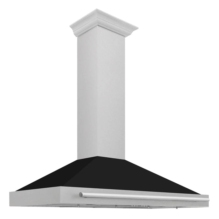 ZLINE 48" Stainless Range Hood Shell, Stainless Handle KB4SNX-BLM-48