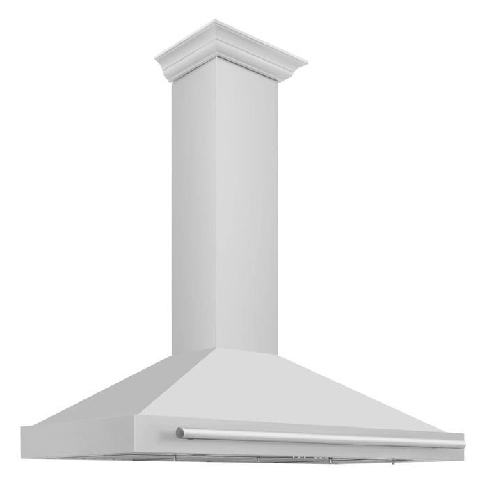 ZLINE 48" Stainless Steel Range Hood with Stainless Steel Handle KB4STX-48