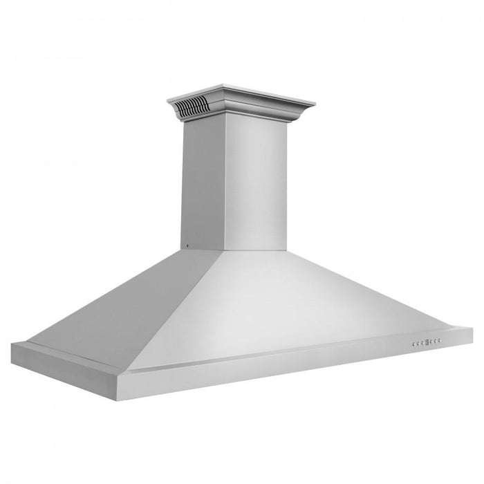 ZLINE 48" Wall Range Hood, Built-in CrownSound® Bluetooth Speakers, KBCRN-BT-48