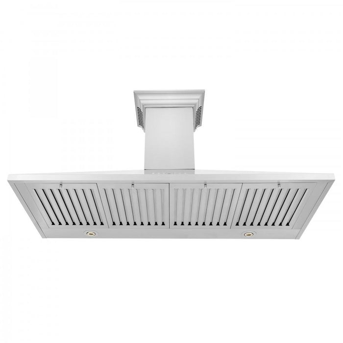 ZLINE 48" Wall Range Hood, Built-in CrownSound® Bluetooth Speakers, KL2CRN-BT-48