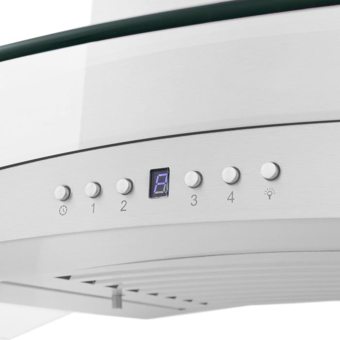 ZLINE 48" Wall Range Hood, Stainless Steel, Glass, KN4-48
