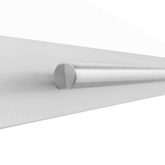 ZLINE 48" White Matte Range Hood, Stainless Steel Handle KB4SNX-WM-48