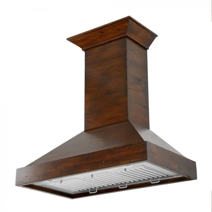 ZLINE 48" Wooden Wall Range Hood in Walnut,  KBRR-48