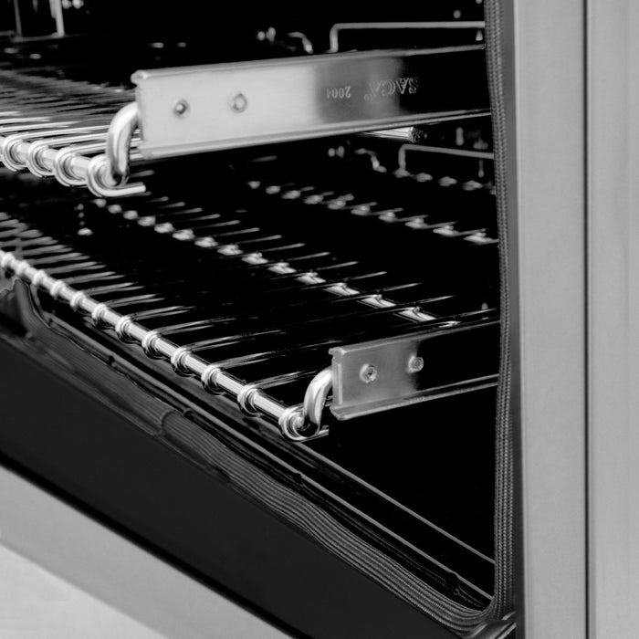ZLINE 60" Autograph Edition, 7.4 cu. ft. Dual Fuel Range, RAZ-60-MB
