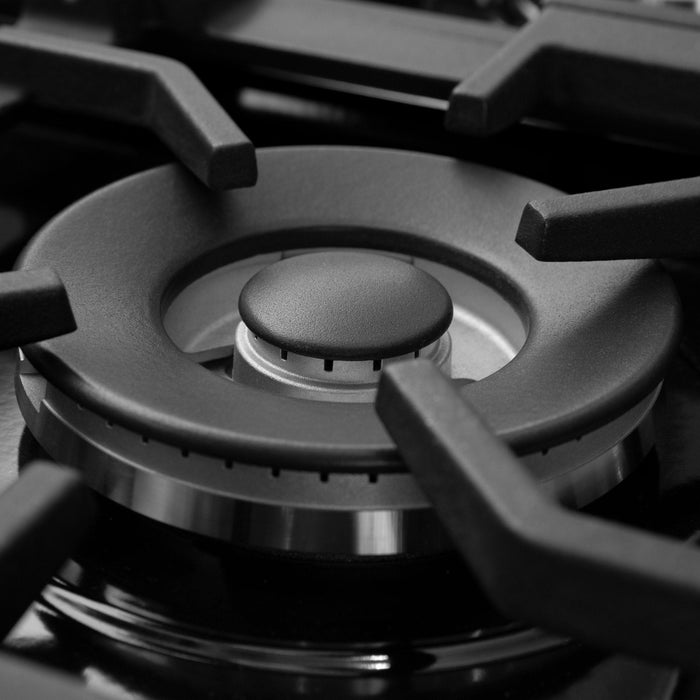 ZLINE 60" Dual Fuel Range, DuraSnow Stainless, RAS-SN-60