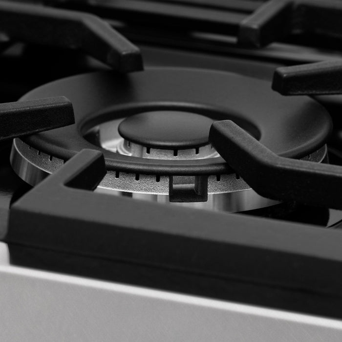 ZLINE 60" Dual Fuel Range, DuraSnow Stainless, RAS-SN-60