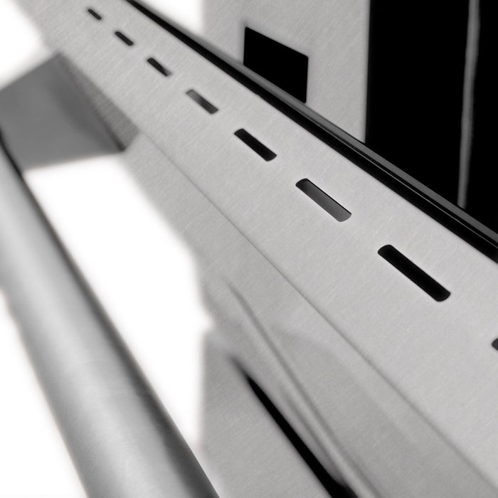 ZLINE 60" Dual Fuel Range, DuraSnow Stainless, RAS-SN-60