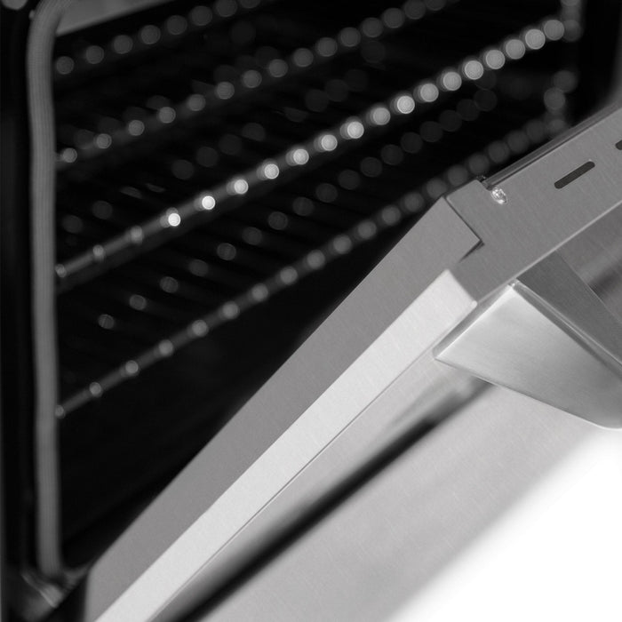 ZLINE 60" Dual Fuel Range, DuraSnow Stainless, RAS-SN-60