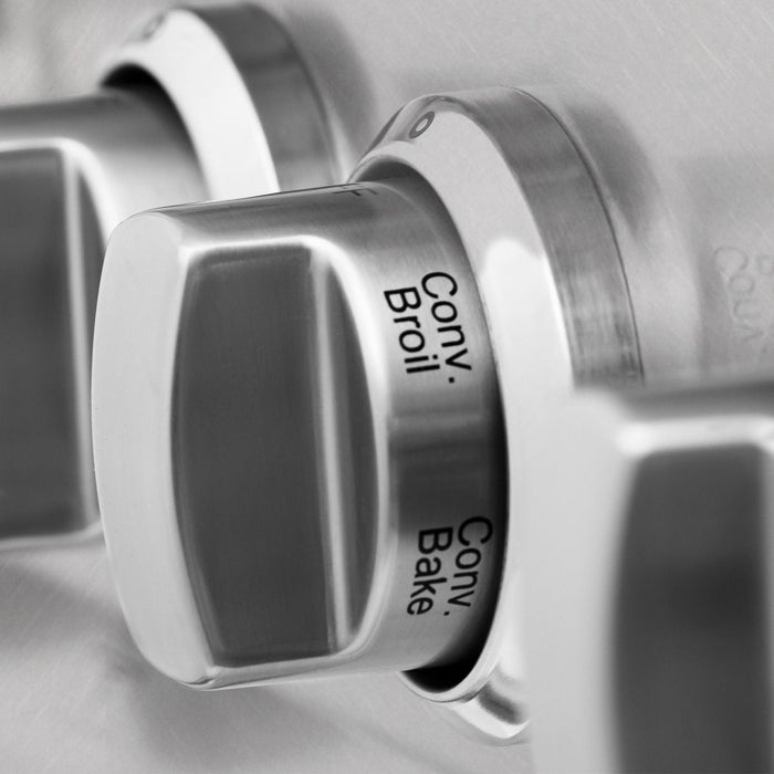 ZLINE 60" Dual Fuel Range, Snow Stainless, Brass Burners, RAS-SN-BR-60