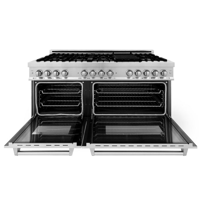 ZLINE 60" Professional Dual Fuel Range In Stainless Steel, RA60