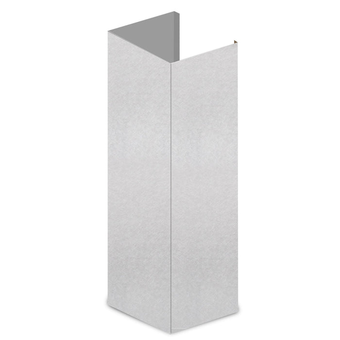 ZLINE 61" Snow Finished Stainless Steel Chimney Extension For Ceilings Up To 12.5 Ft. (8KES-E)