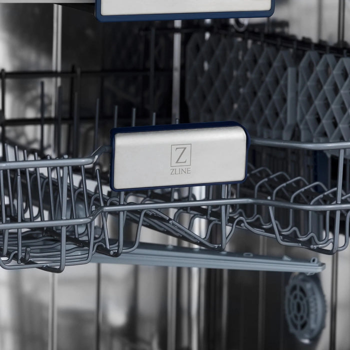 ZLINE Autograph 24" Dishwasher Black Stainless, DWVZ-BS-24-CB