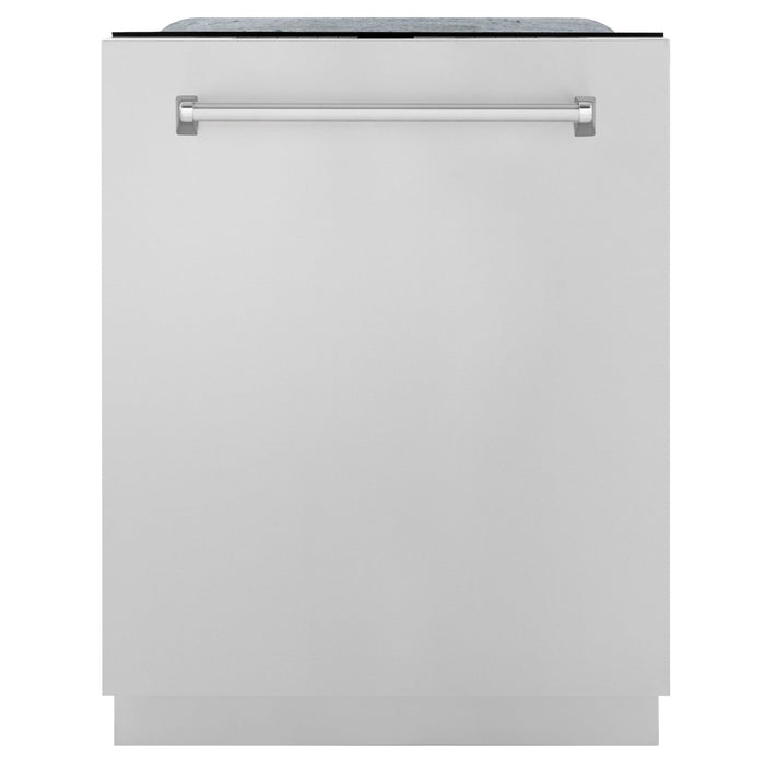 ZLINE Autograph 24" Stainless, Door & Handle Dishwasher, DWMT-304-24